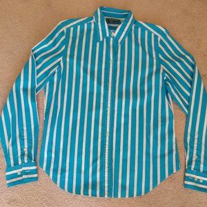 Ralph Lauren long sleeve striped oxford shirt